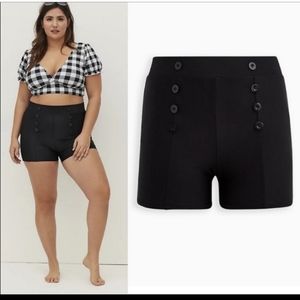 Torrid extra high swim shorts